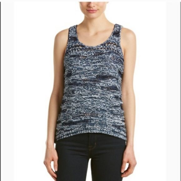 RAMY BROOK Avery Sleeveless Knit Top in Navy XS - Picture 1 of 10